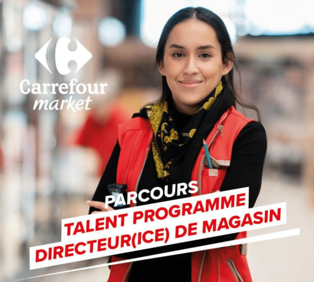 affiche pour le Lancement du recrutement pour le talent programme directeur de magasin