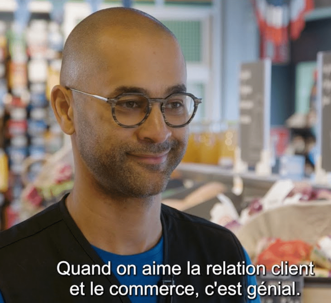 Olivier gérant d'un Carrefour Express à Tours