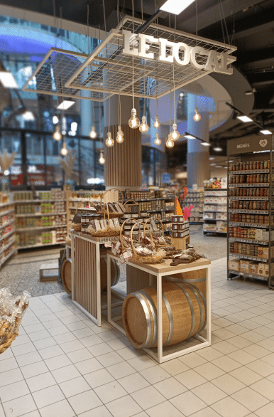 Rayon local d'un Carrefour Market