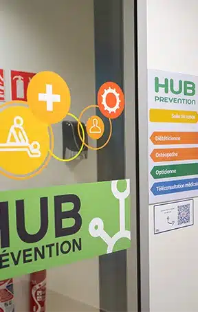 Locaux Hub-prevention au siège de Carrefour à Massy