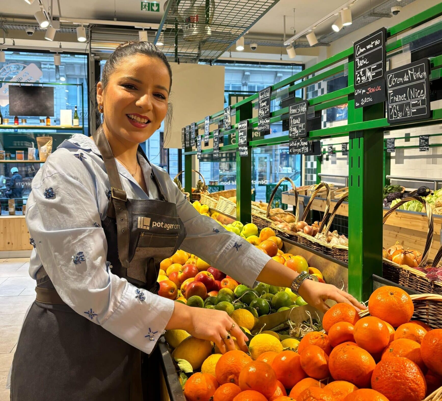 Meriem, locataire gérante d'un Potager City