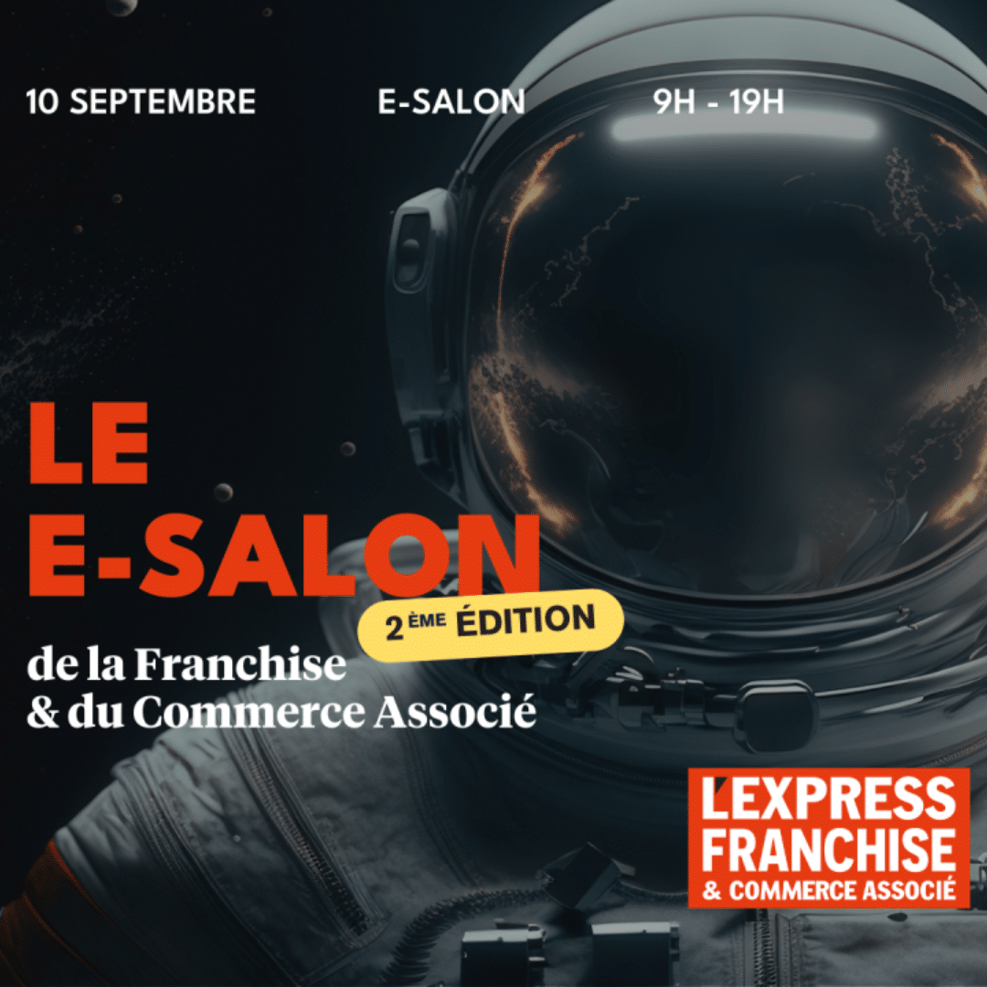 Visuel pour le e-salon de la Franchise et du commerce associé