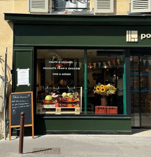 Façade du Potager City ouvert à Montreuil