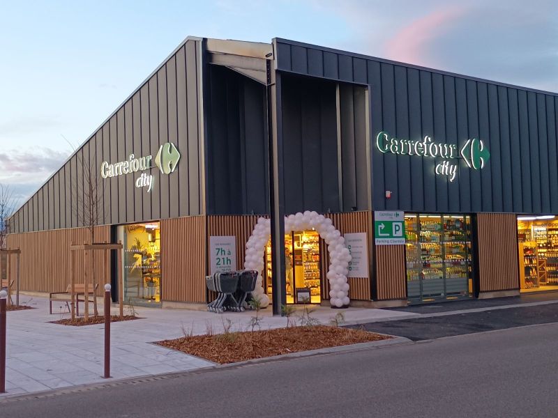 Façade Carrefour City Séméac