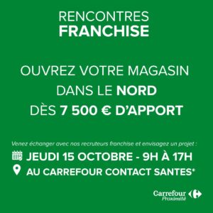 affiche pour le job dating à Santes